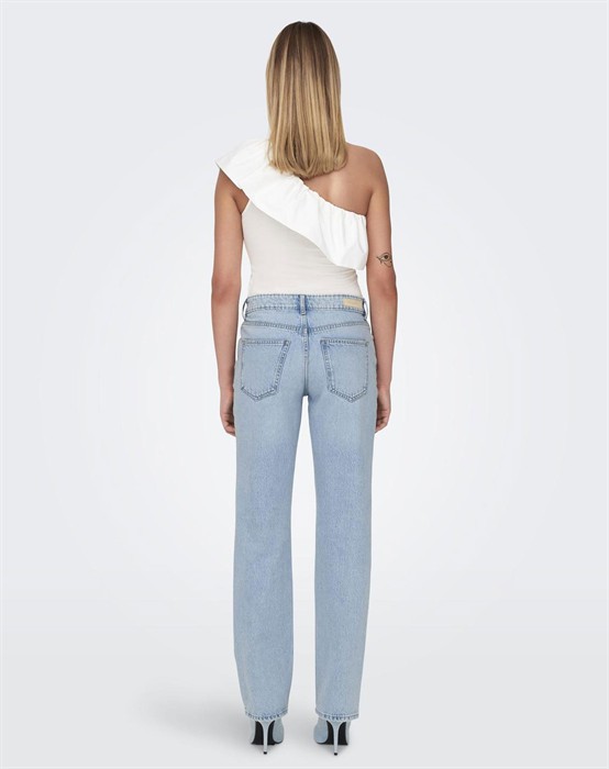 Bree Low Straight Rhinestone Jeans